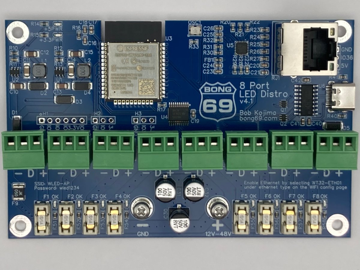 8 Port LED Distro